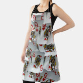 「クイーンズギャンビット：ポケットクイーンズの散在ペア」 エプロン (インサイチュ)