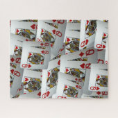 「クイーンズギャンビット：ポケットクイーンズの散在ペア」 ジグソーパズル (横)