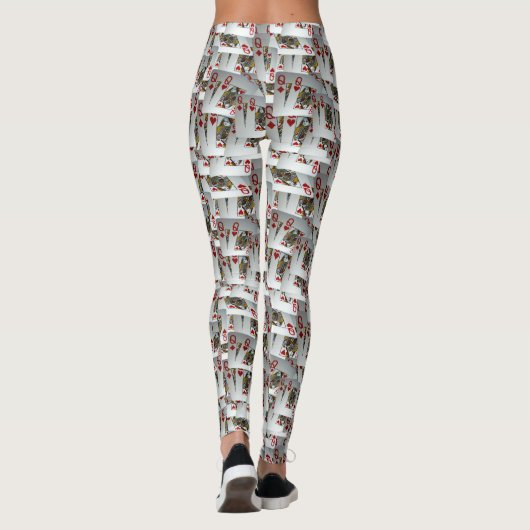 「クイーンズギャンビット：ポケットクイーンズの散在ペア」 レギンス (裏面)