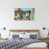 クイーンズコートの表示 キャンバスプリント (インサイチュ (寝室))