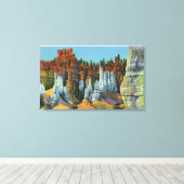 クイーンズコートの表示 キャンバスプリント (インサイチュ (ウッドフロア))