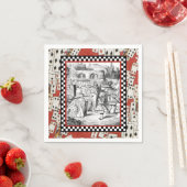 クイーンズコートヤードのアリス1 スタンダードカクテルナプキン (インサイチュ)