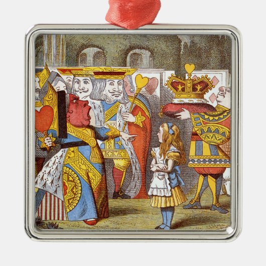 クイーンズコートヤードのアリス2 メタルオーナメント (正面)