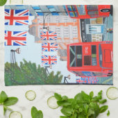 クイーンズジュビリーロンドンのキッチンタオル キッチンタオル (折り畳み)