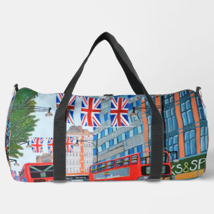 クイーンズジュビリーロンドンジムバッグ ダッフルバッグ