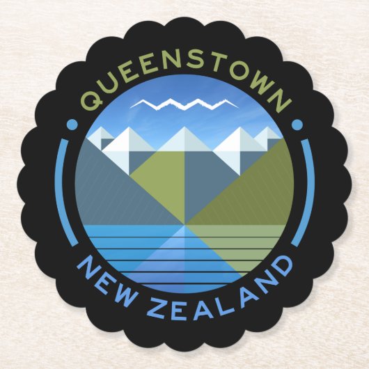 クイーンズタウンサウスアイランドニュージーランド ペーパーコースター (正面)