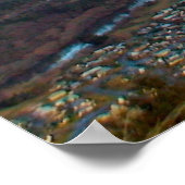 クイーンズタウンマウンテンビューニュージーランド ポスター (角)