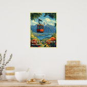 クイーンズタウン(ニュージーランド素晴らしマウンテンビュー) ポスター (キッチン)