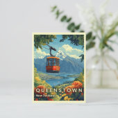 クイーンズタウン(ニュージーランド素晴らしマウンテンビュー) ポストカード (スタンド正面)