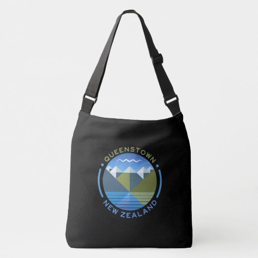 クイーンズタウン・ニュージーランド クロスボディバッグ (正面)
