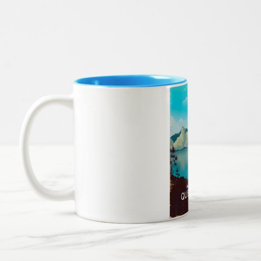 クイーンズタウン・ニュージーランド ツートーンマグカップ (左)