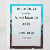 クイーンズタウン・ニュージーランド 招待状 (裏面)