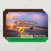 クイーンズタウン&ハッピーニューイヤー！カード/20XX NZ シーズンカード (正面/裏面)