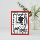 クイーンズダイヤモンドジュビリー記念はがき ポストカード (スタンド正面)