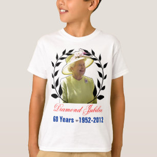 クイーンズダイヤモンドジュビリー60年シャツ Tシャツ