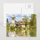 クイーンズハムレット、ベルサイユ、フランス、はがき ポストカード (正面/裏面)