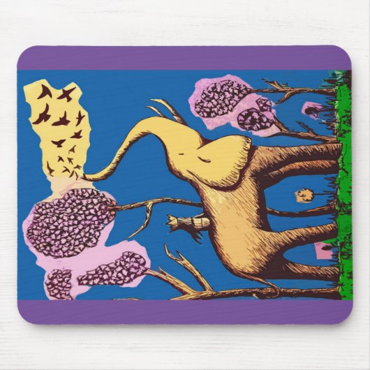 クイーンズバケーション マウスパッド (正面)