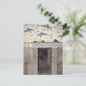 クイーンズバスルームのドルフィンフレスコ ポストカード (スタンド正面)