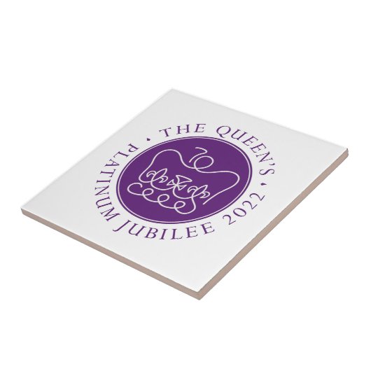 クイーンズプラチナジュビリーセラミックタイル タイル (側面)