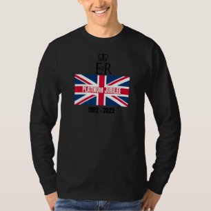 クイーンズプラチナジュビリー1952 2022ユニオンジャック Tシャツ