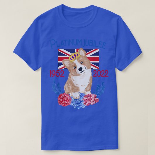 クイーンズプラチナジュビリー2022英国（昆虫）オオカバマダラ、モナーククイーン Tシャツ (デザイン正面)