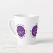 クイーンズプラチナジュビリー カフェラテマグ (左アングル)