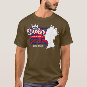 クイーンズプラチナムジュビリー2022 70英国(昆虫)オオカバマダラ、モナークク Tシャツ