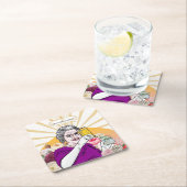 クイーンズプラチナ70周年記念ビールコースター スクエアペーパーコースター (インサイチュ)