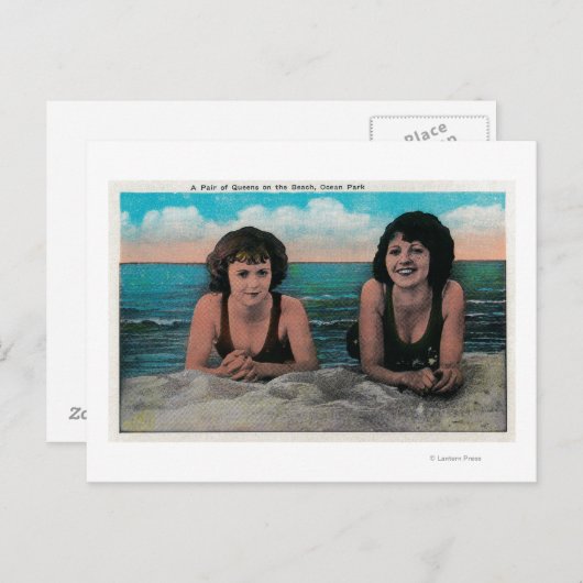 クイーンズペアビーチ海パーク ポストカード (正面/裏面)