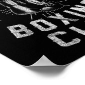 クイーンズボクシングクラブ – ヴィンテージボク動揺してサー ポスター (角)