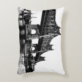 クイーンズボロブリッジ航海の海ビーチシースケープ アクセントクッション (正面(垂直))