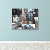 クイーンズメディカルホームズ キャンバスプリント (インサイチュ (ウッドフロア))