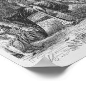 クイーンズランドの先住民の写真から彫り込まれた ポスター (角)