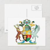 クイーンズランドの紋章 ポストカード (正面/裏面)