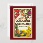 クイーンズランドオーストラリア ポストカード (正面/裏面)