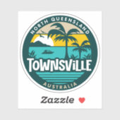 クイーンズランド州タウンズビルのステッカー シール (シート)