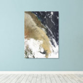 クイーンズラ北部から張り出された砂塵の壁 キャンバスプリント (インサイチュ (ウッドフロア))