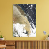 クイーンズラ北部から張り出された砂塵の壁 キャンバスプリント (インサイチュ (リビング))