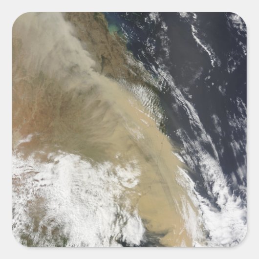 クイーンズラ北部から張り出された砂塵の壁 スクエアシール (正面)
