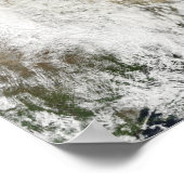 クイーンズラ北部から張り出された砂塵の壁 ポスター (角)