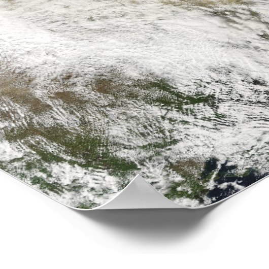 クイーンズラ北部から張り出された砂塵の壁 ポスター (角)