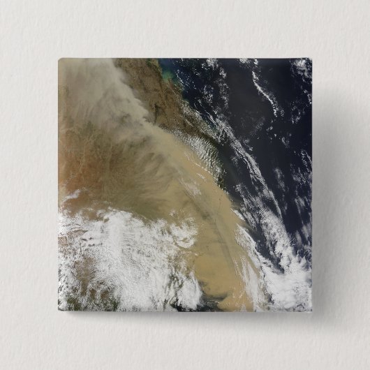 クイーンズラ北部から張り出された砂塵の壁 缶バッジ (正面)