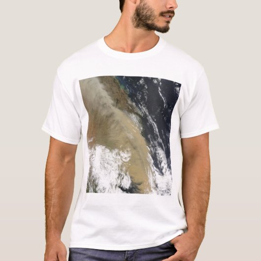 クイーンズラ北部から張り出された砂塵の壁 Tシャツ (正面)