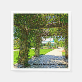 クイーンズリースナポリ植物園，フロリダ スタンダードカクテルナプキン