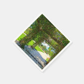 クイーンズリースナポリ植物園，フロリダ スタンダードカクテルナプキン (角)