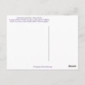 クイーンズリースナポリ植物園，フロリダ ポストカード (裏面)