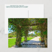 クイーンズリースナポリ植物園，フロリダ ポストカード (正面/裏面)