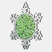 クイーンズレース スノーフレークピューターオーナメント (右)