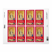 クイーンズヴィンヤード赤ワイン/アンティークタロッツ ラベル (フルシート)