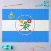 クイーンズ州旗（ニューヨーク市特別区） 薄葉紙 (クラフト)